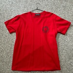 Chrome Hearts Red Short Sleeve Tee